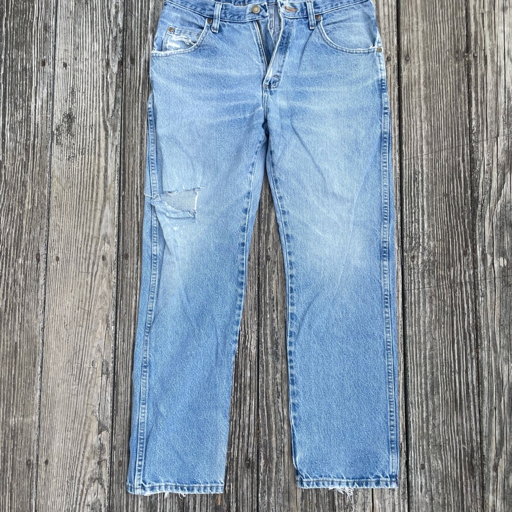 Wrangler Blue Straight Jeans Classic Style